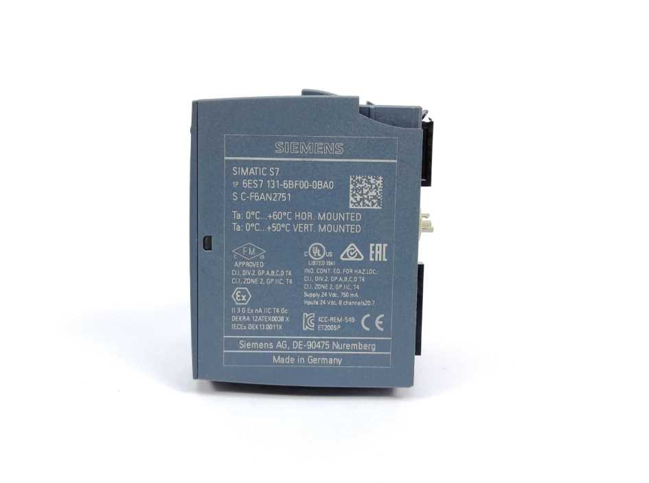 Siemens 6ES7131-6BF00-0BA0 SIMATIC ET 200SP Digital Imput Module