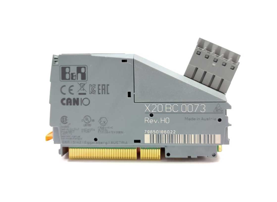 B&R X20BC0073 Bus Controller with X20BB80, X20BC0073
