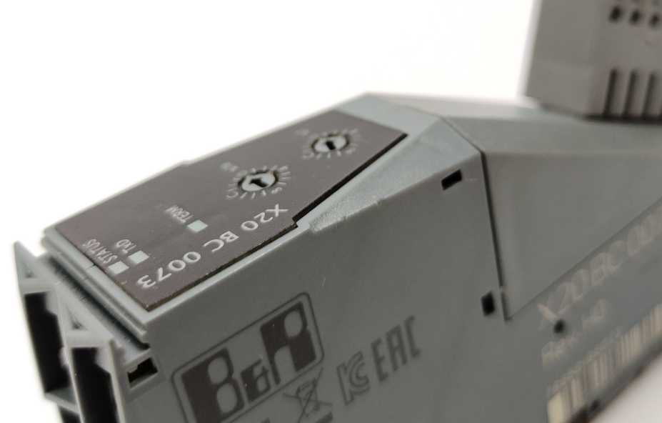 B&R X20BC0073 Bus Controller with X20BB80, X20BC0073