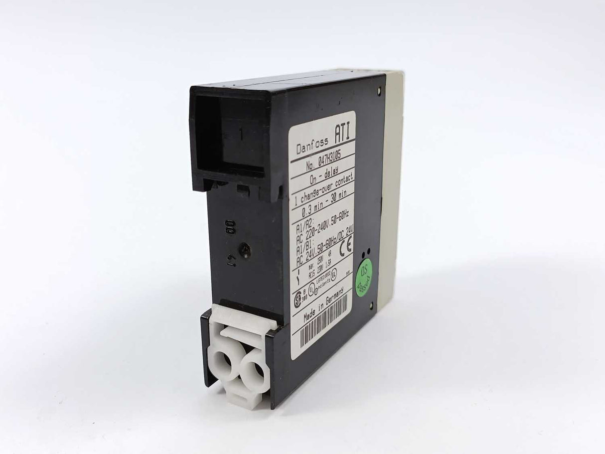 Danfoss 047H3105 Electronic On-Delay Timer ATI, 0.3-30min 24V AC-DC