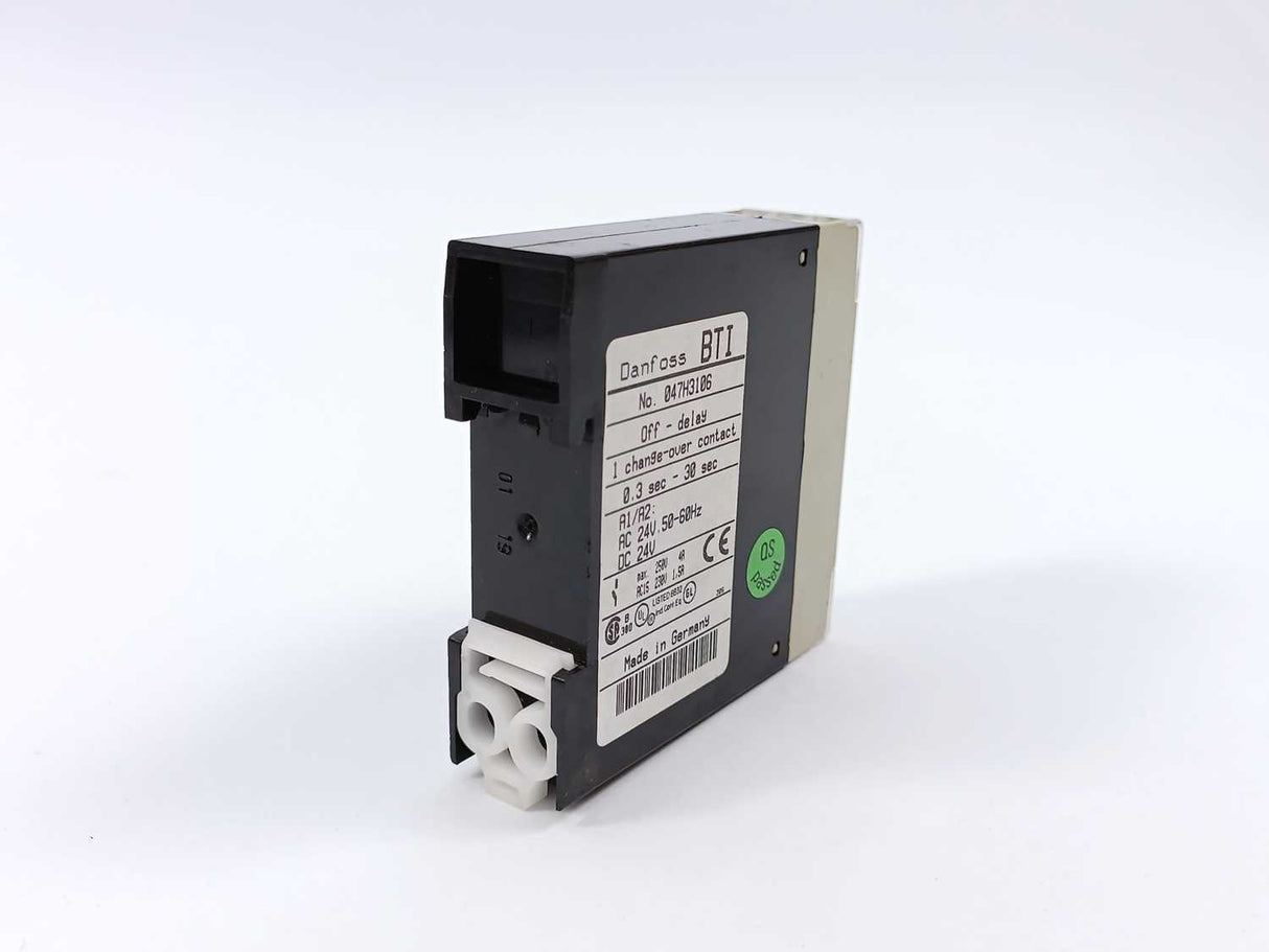 Danfoss 047H3106 Electronic timer BTI 0,3-30sec 24V AC-DC