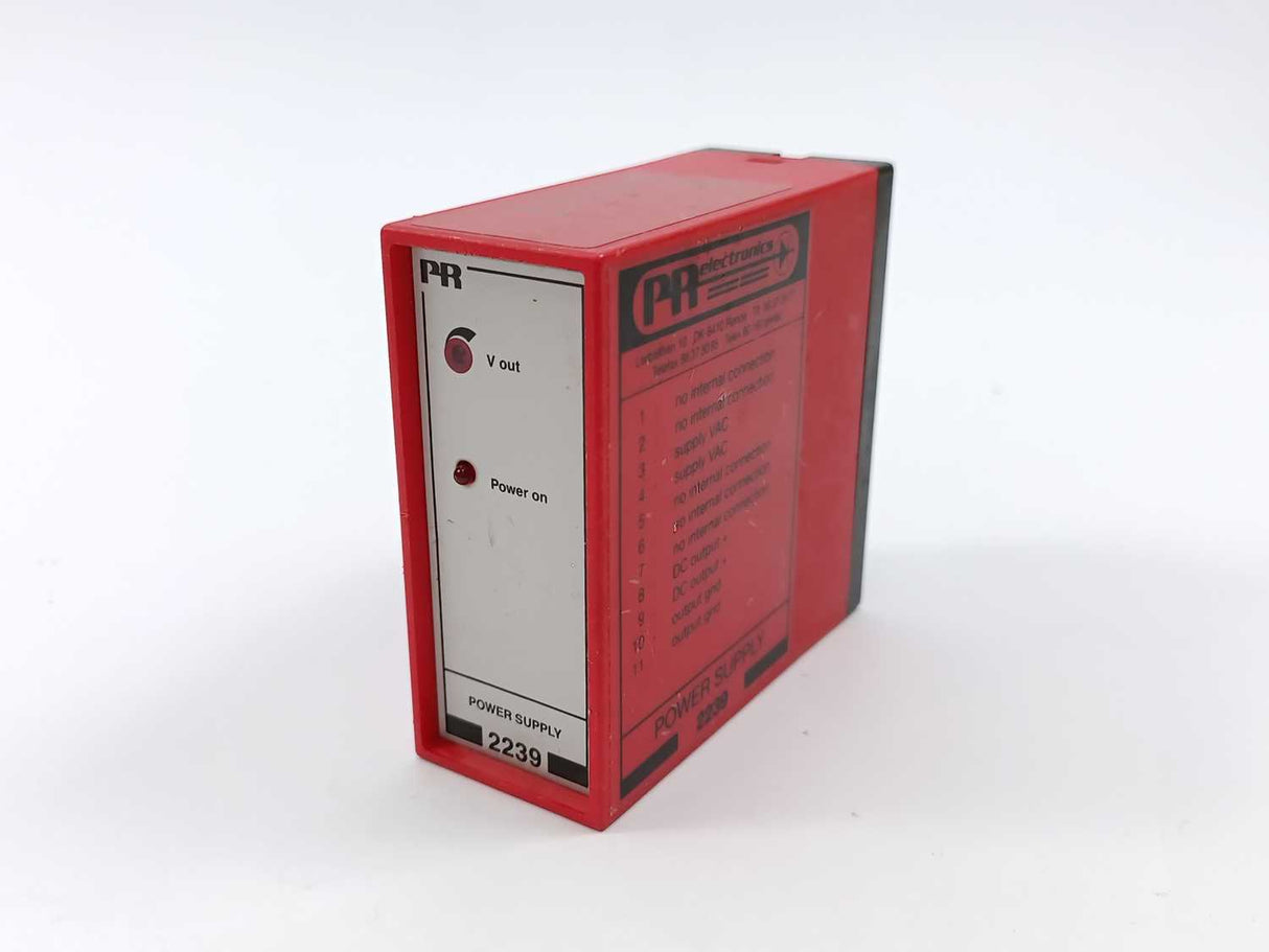 PR Electronics 2239A1 Power Supply. 24VAC to 24VDC 800mA