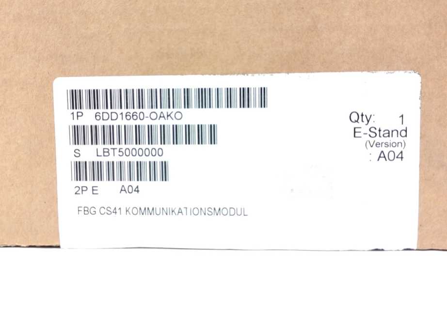 Siemens 6DD1660-0AK0 CS41 Communication Module
