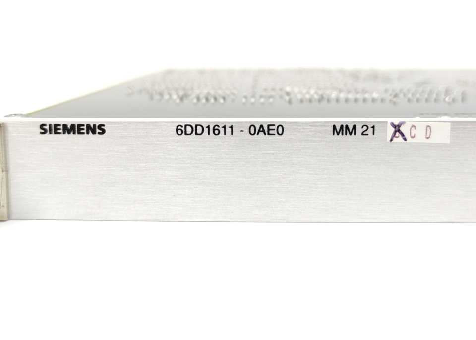 Siemens 6DD1611-0AE0 MM21 Coupling Memory Module
