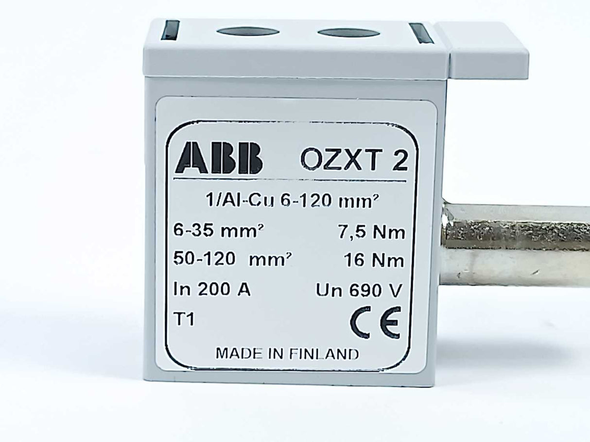 ABB 1SCA022620R7200 OZXT2 Terminal Clamp 3 Pcs.