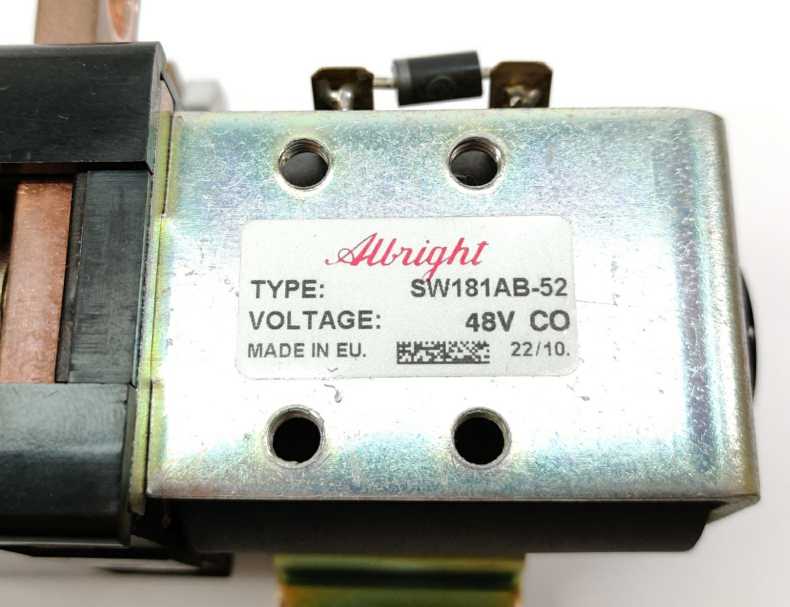 Albright SW181AB-52 48V CO