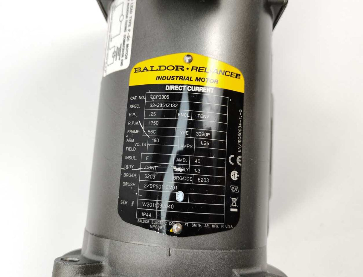 ABB/Baldor CDP3306 2Lead Type P-DC Motor