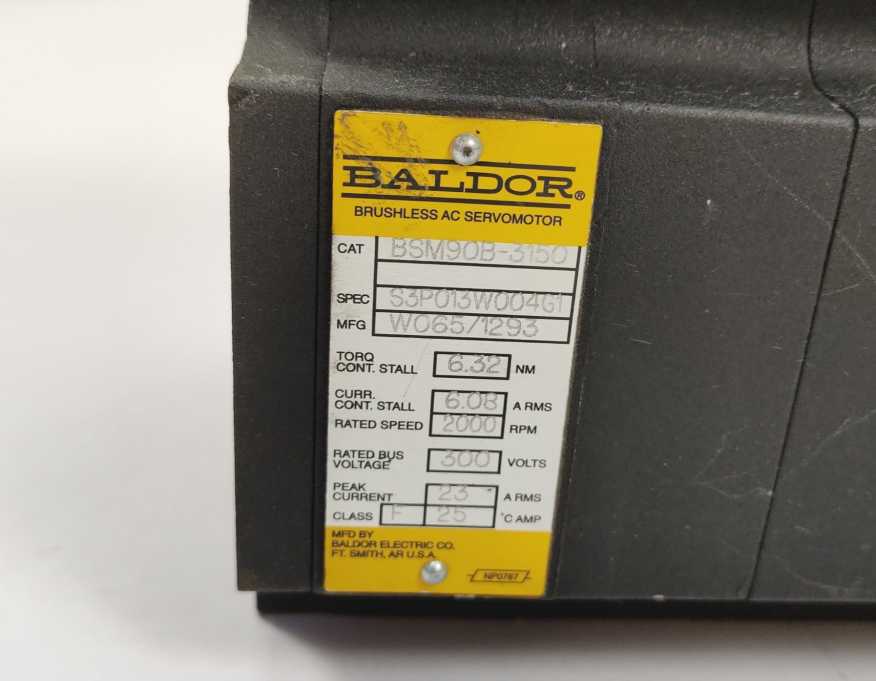 ABB/Baldor BSM90B-3150 Brushless AC Servo Motor