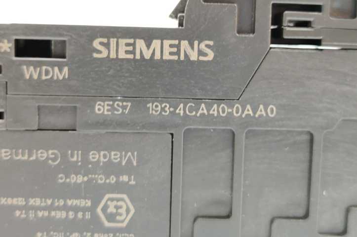 Siemens 6ES7 134-4JB50-0AB0 SIMATIC S7 w/ 6ES7 193-4CA40-0AA0