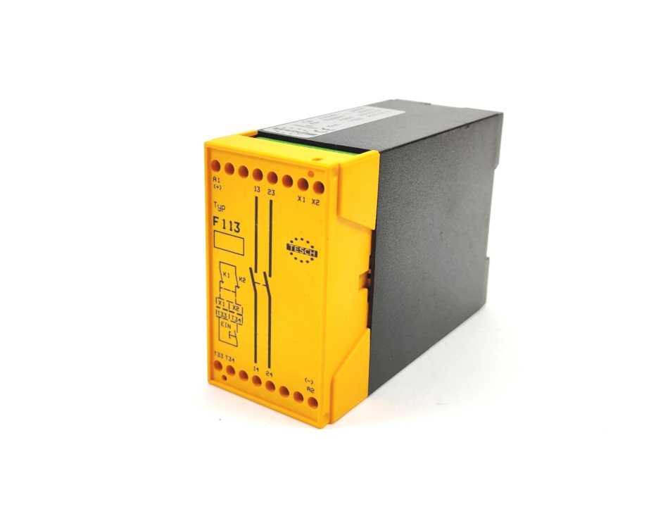 TESCH 07400011 F113x01 230 VAC Safety Gate Monitor