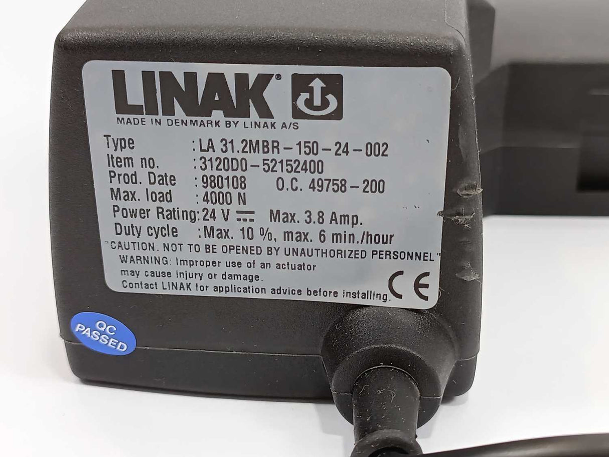 LINAK 3120D0-52152400 LA 31.20MBR-150-24-002/LA 31.2MBR-150-24-002