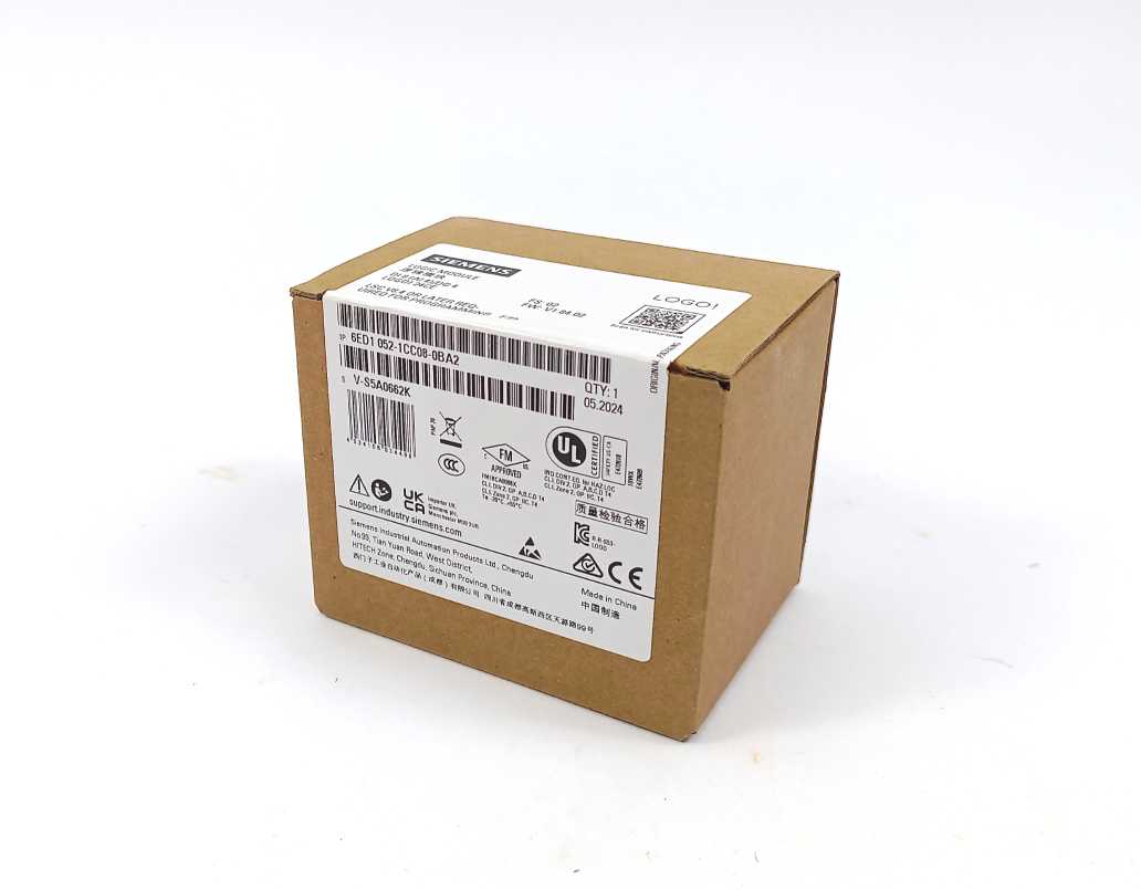 Siemens 6ED1052-1CC08-0BA2 24CE logic module