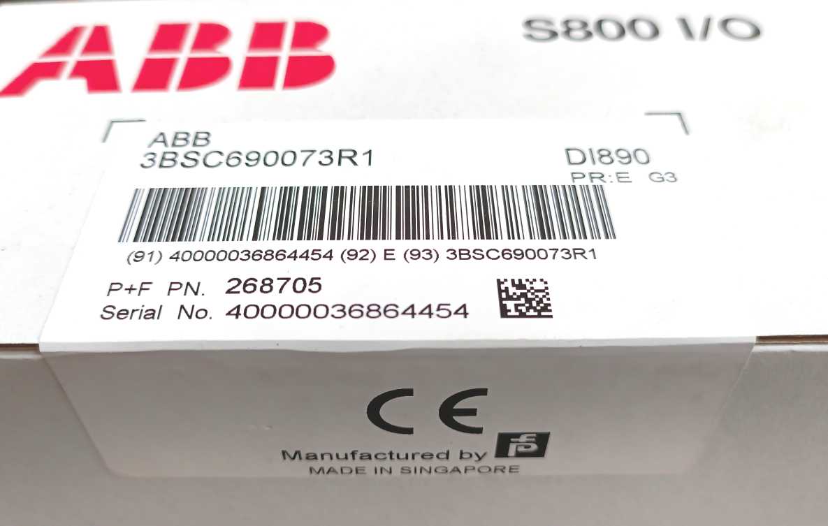 ABB 3BSC690073R1 D1890 Digital Input IS 8 ch
