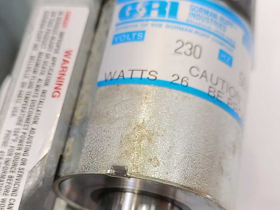 Gorman-Rupp 17000-155 Oscillating Pump 230V 50/60Hz .21A 26W