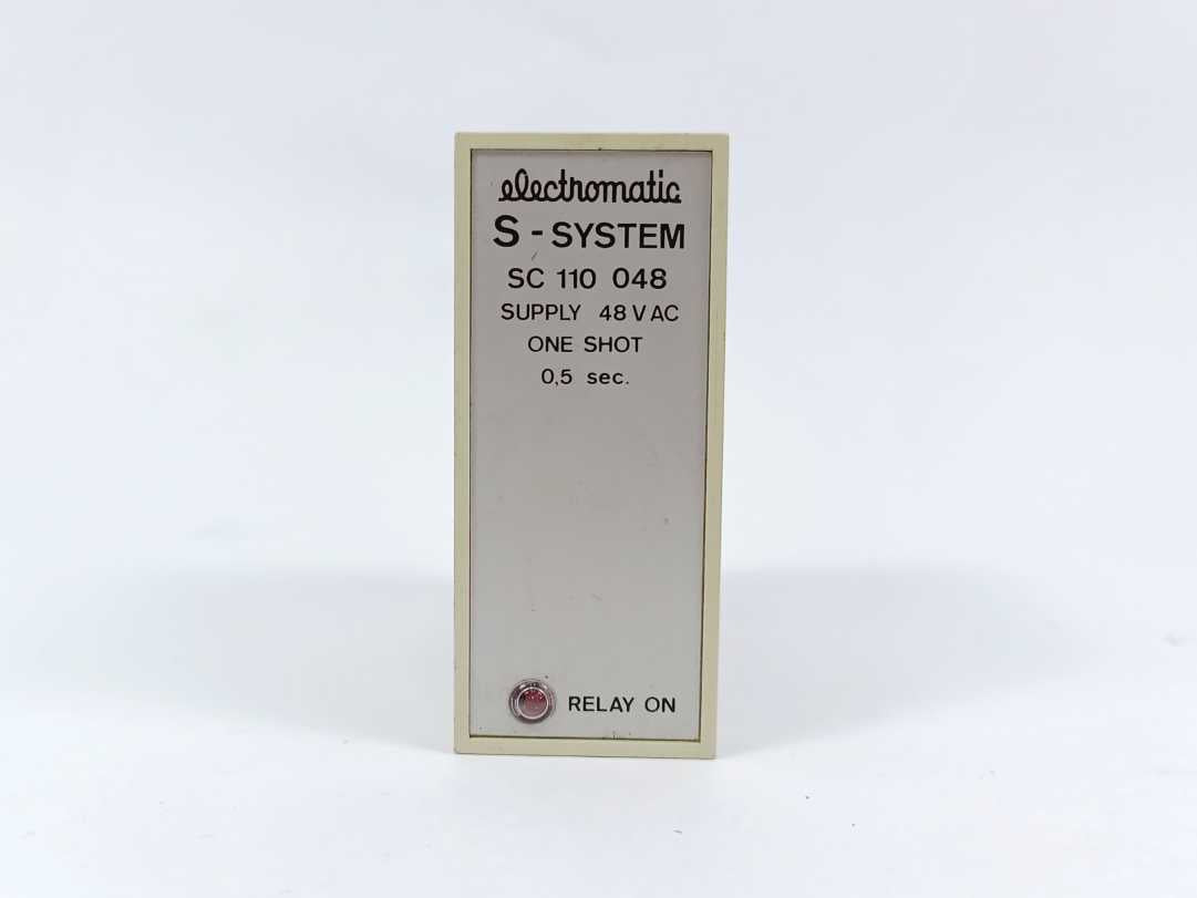 Electromatic SC 110 048 Relay S-System 48VAC 0,5sec one shot