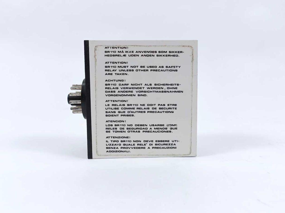 Electromatic SR 110 230 Machine Operator Safeguard 230 VAC