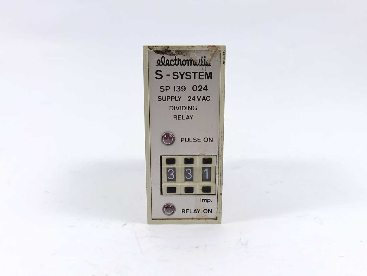 Electromatic SP 139 024 Divind Relay 24VAC