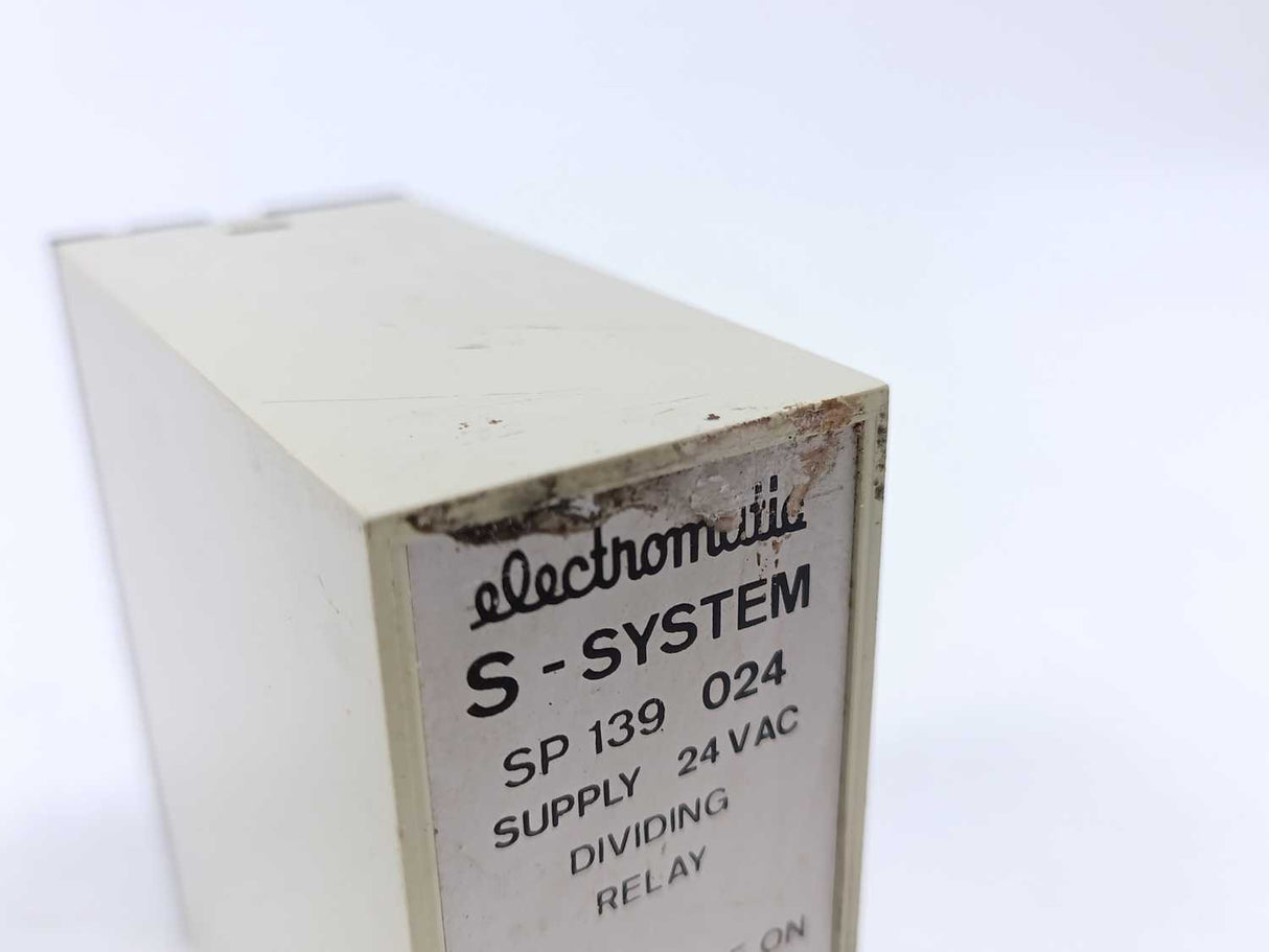 Electromatic SP 139 024 Divind Relay 24VAC