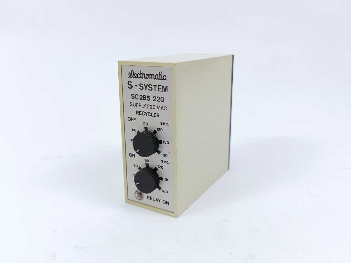 Electromatic SC 285 220 S-System Recycler Relay 220VAC 8-180 sec