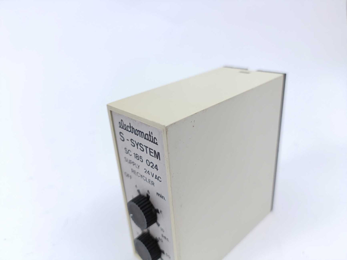 Electromatic SC 185 024 S-system recycler. OFF 0,5-10s., ON 3-60s. 24VAC