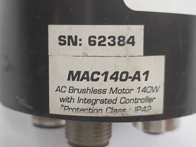JVL MAC140-A1 Brushless Motor 140W, W/ Intigrated Controller
