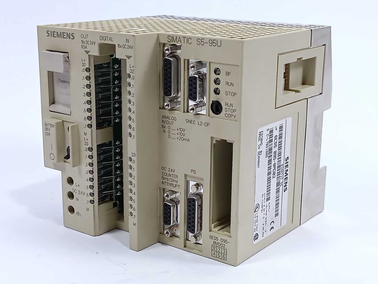Siemens 6ES5095-8MD02 SIMATIC S5, S5-95U COMPACT UNIT