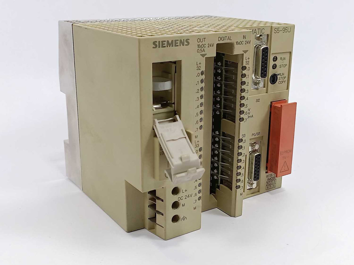 Siemens 6ES5095-8MC03 SIMATIC S5, Compact unit S5-95U w. 6ES5 375-0LC11