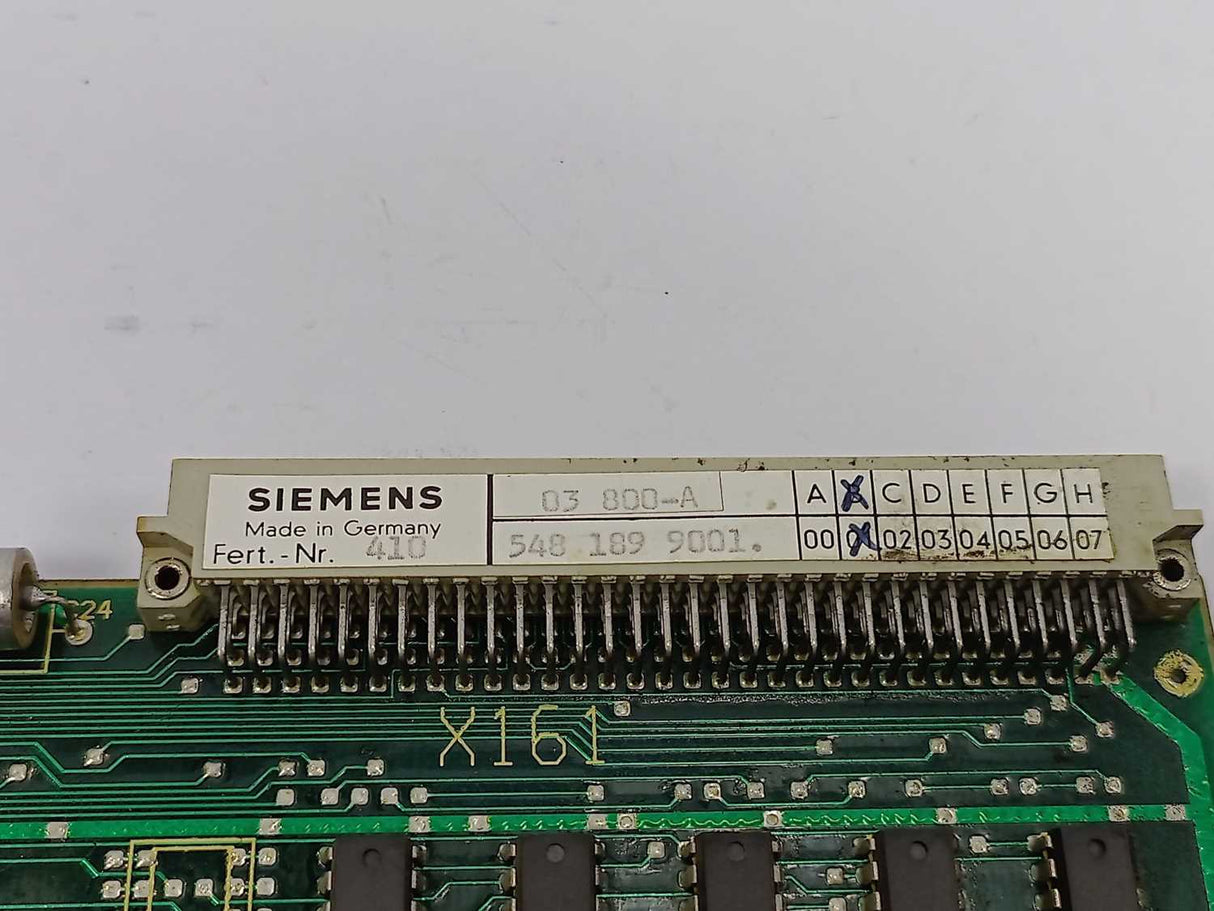 Siemens 03800-A SINUMERIK Card B