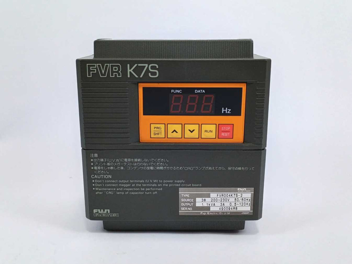 Fuji Electric FVR004K7S-2 Transistor Inverter