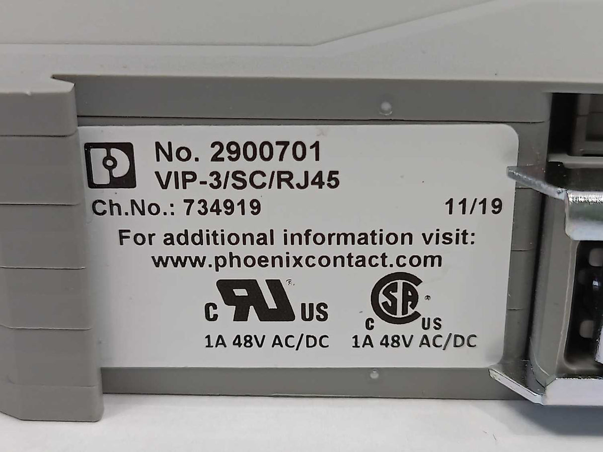 Phoenix Contact 2900701 VIP-3/SC/RJ45 Termination board