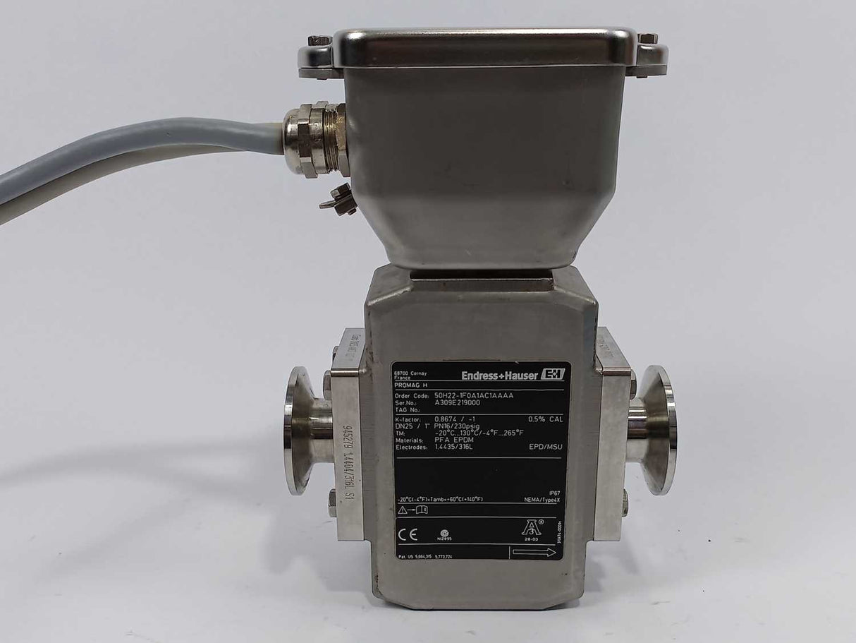 Endress+Hauser 50H22-1F0A1AC1AAAA PROMAG 50H Flowmeter