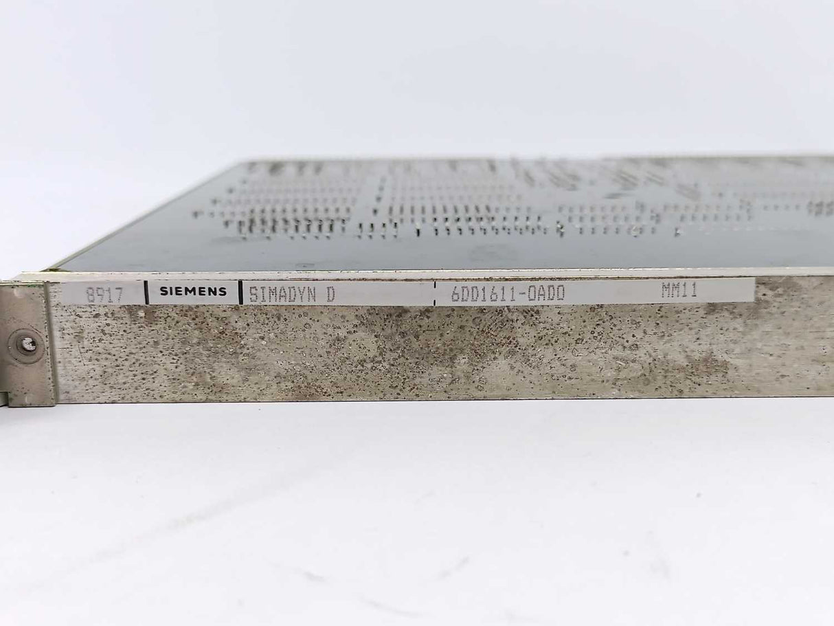 Siemens 6DD1611-0AD0 SIMADYN D MM11 Drive