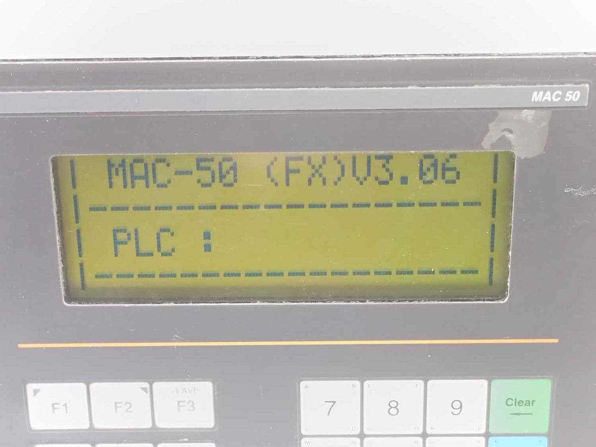 G&L Beijer 00920A MAC 50/ML 24VDC Operator Panel