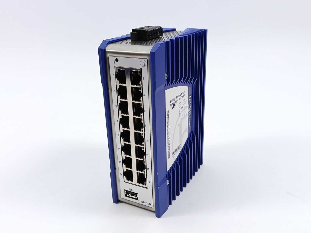 Hirschmann SPIDER-PL-20-16T1999999TY9HHHV-NT Unmanaged Rail Switch
