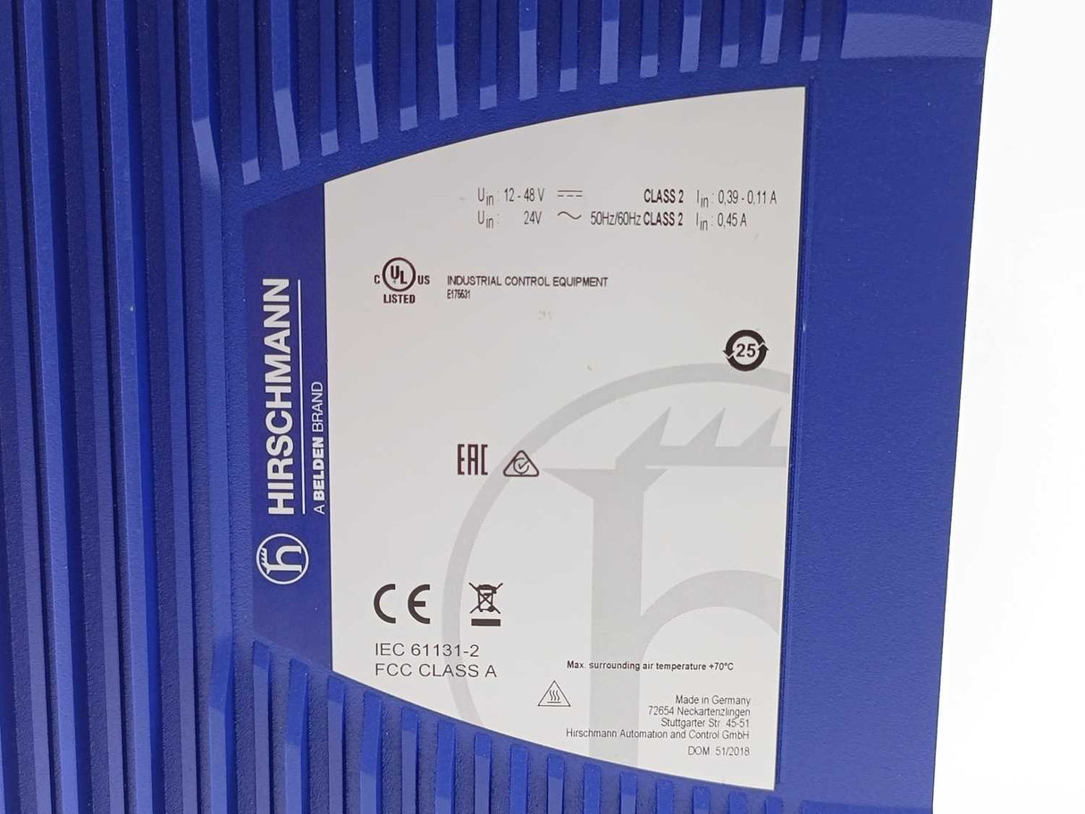 Hirschmann SPIDER-PL-20-16T1999999TY9HHHV-NT Unmanaged Rail Switch