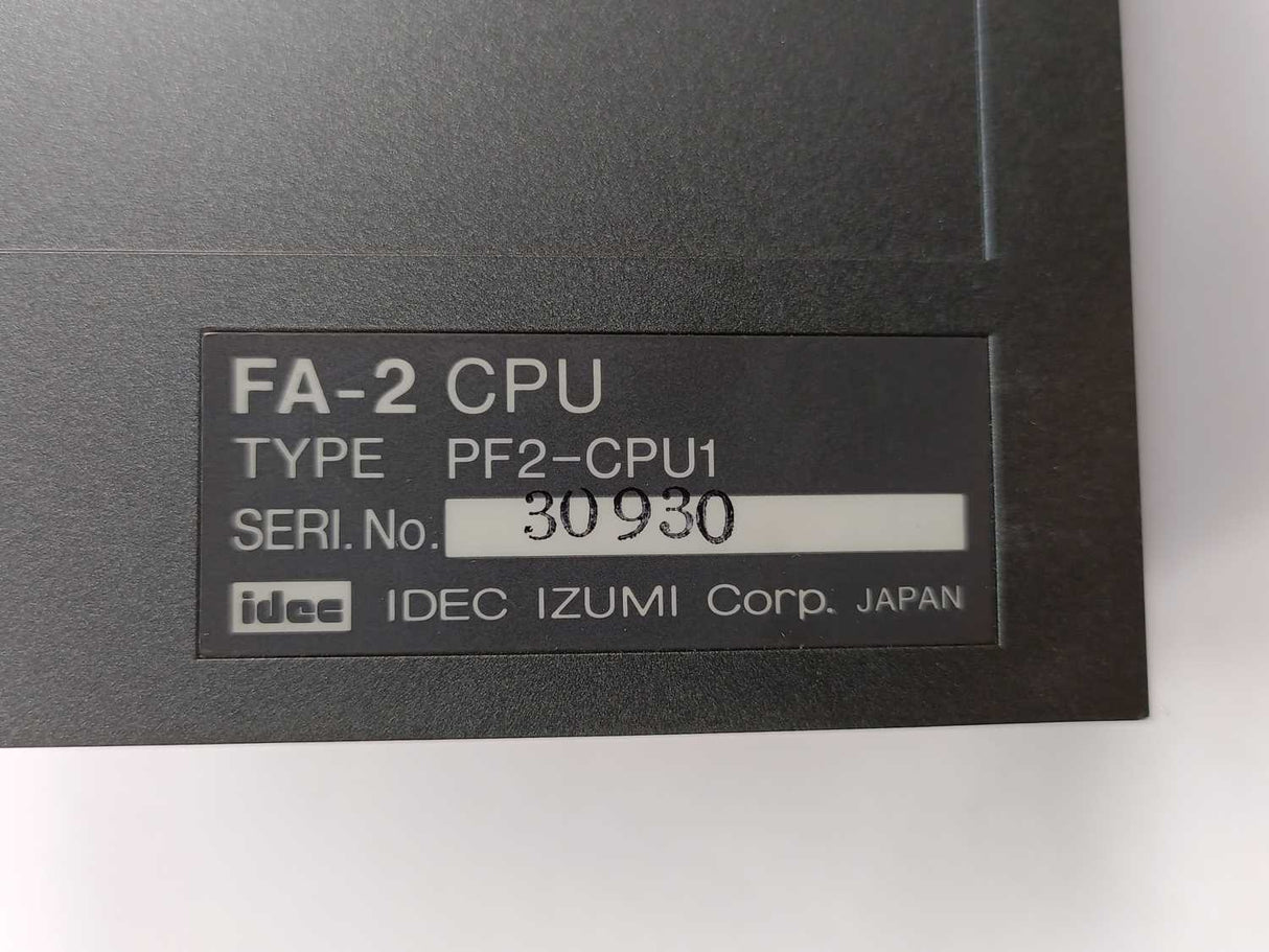 Idec PF2-CPU1 FA-2 CPU