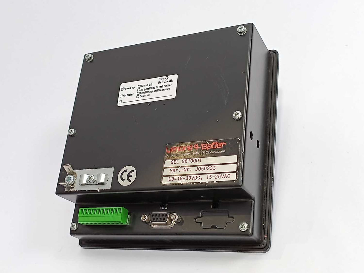 LENORD+BAUER GEL88100D1 Operator Panel