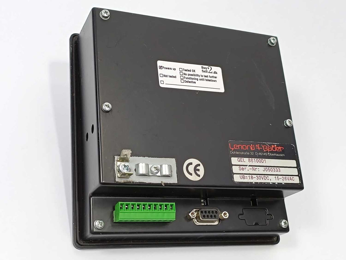 LENORD+BAUER GEL88100D1 Operator Panel