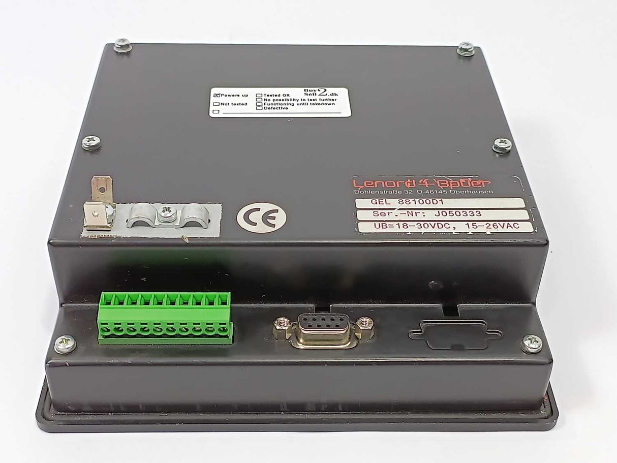 LENORD+BAUER GEL88100D1 Operator Panel