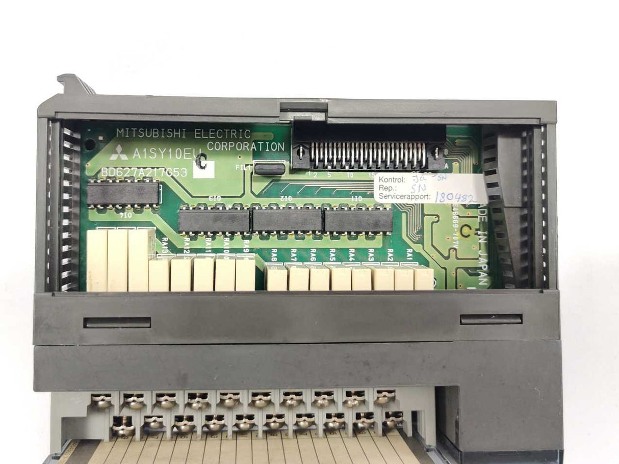 Mitsubishi A1SY10EU Output Unit. Changed from US 120V to 220V