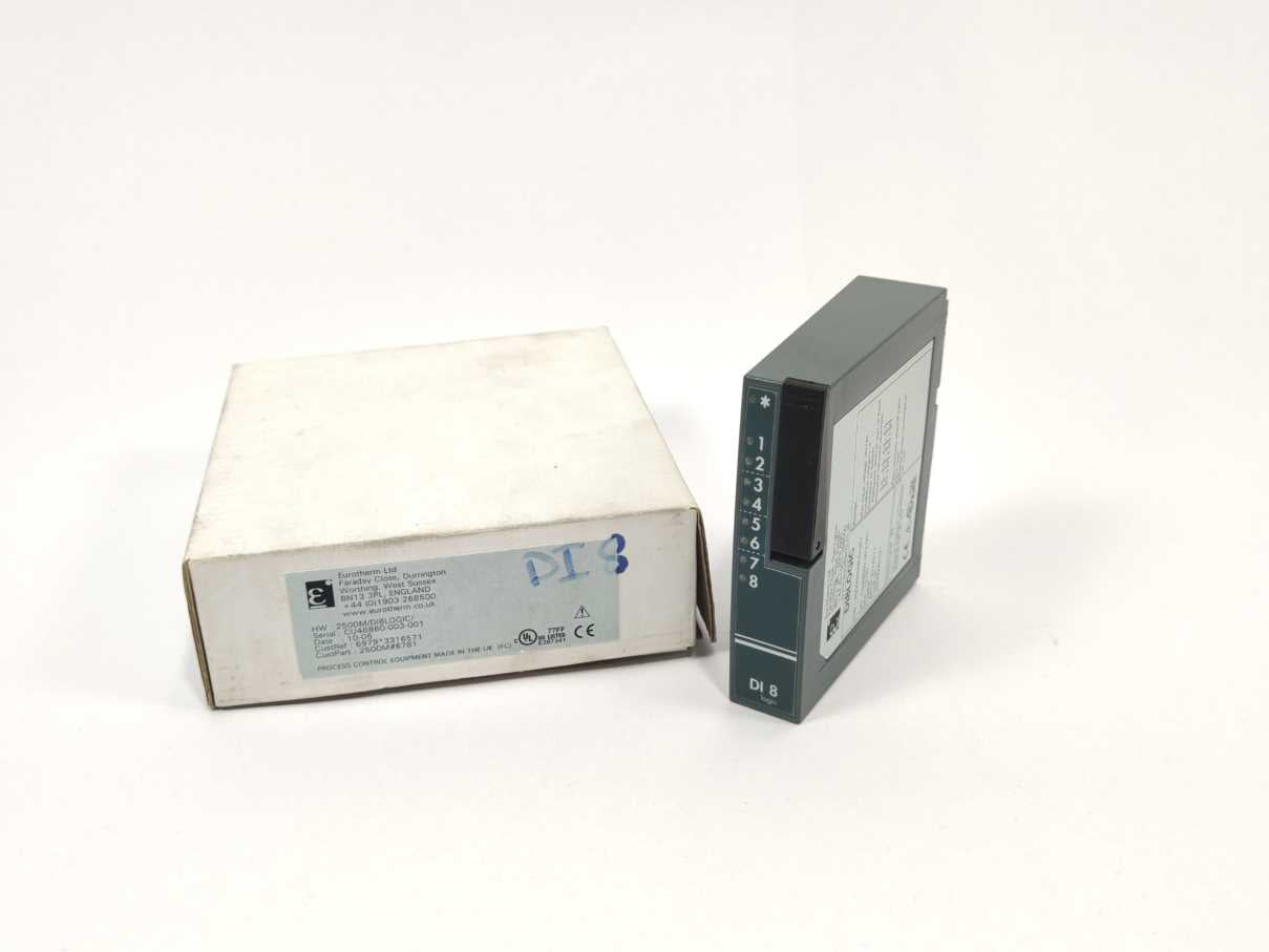 Eurotherm 2500M/DI8LOGIC Eight channel – Non Isolated Logic Input Module