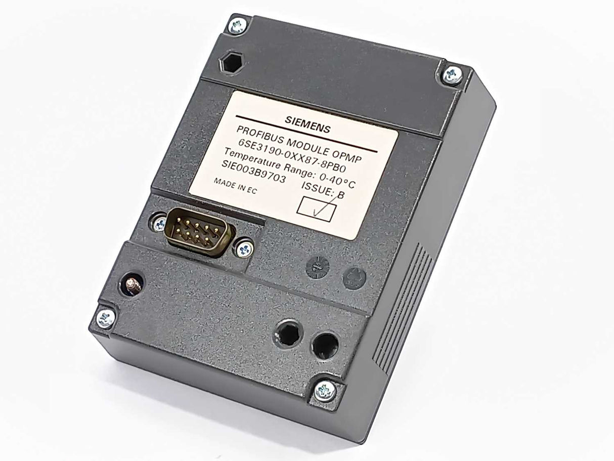 Siemens 6SE3190-0XX87-8PB0 Profi Bus Module