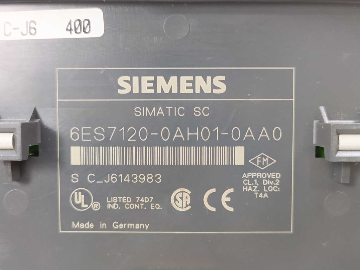 Siemens 6ES7 120-0AH01-0AA0 Simatic SC TB16 SC