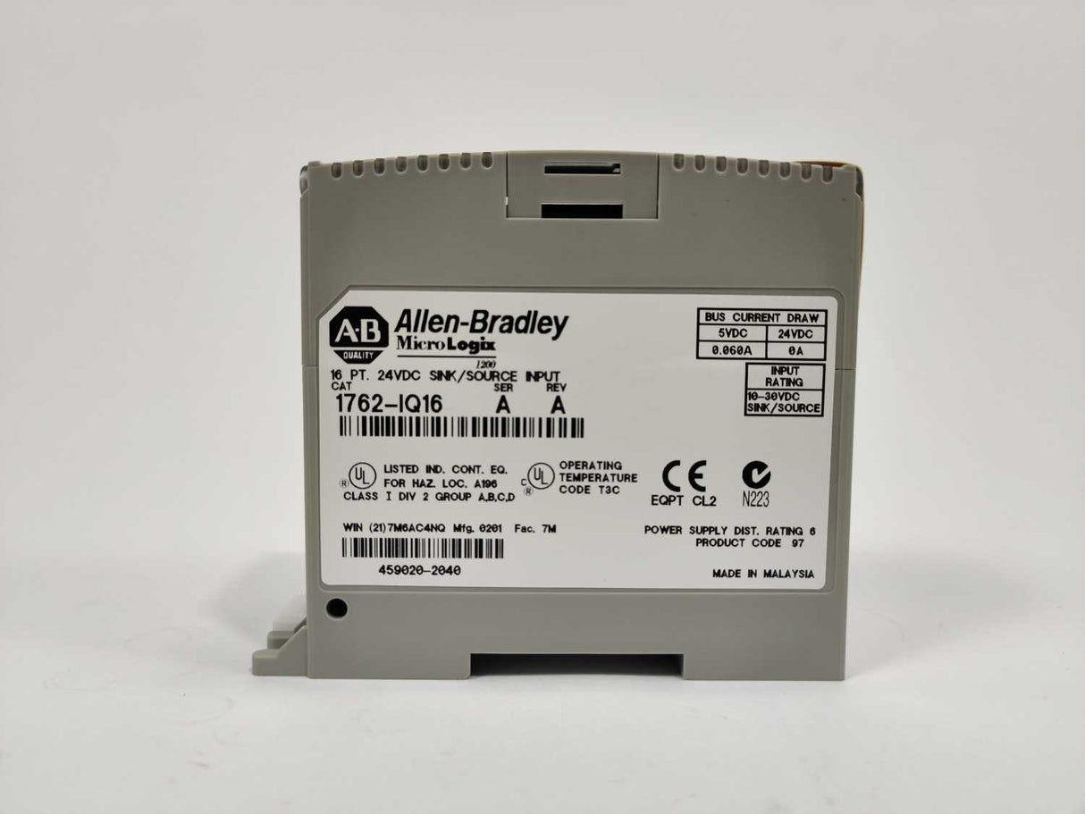 AB 1762-IQ16 Ser. A Sink/Source Input Module