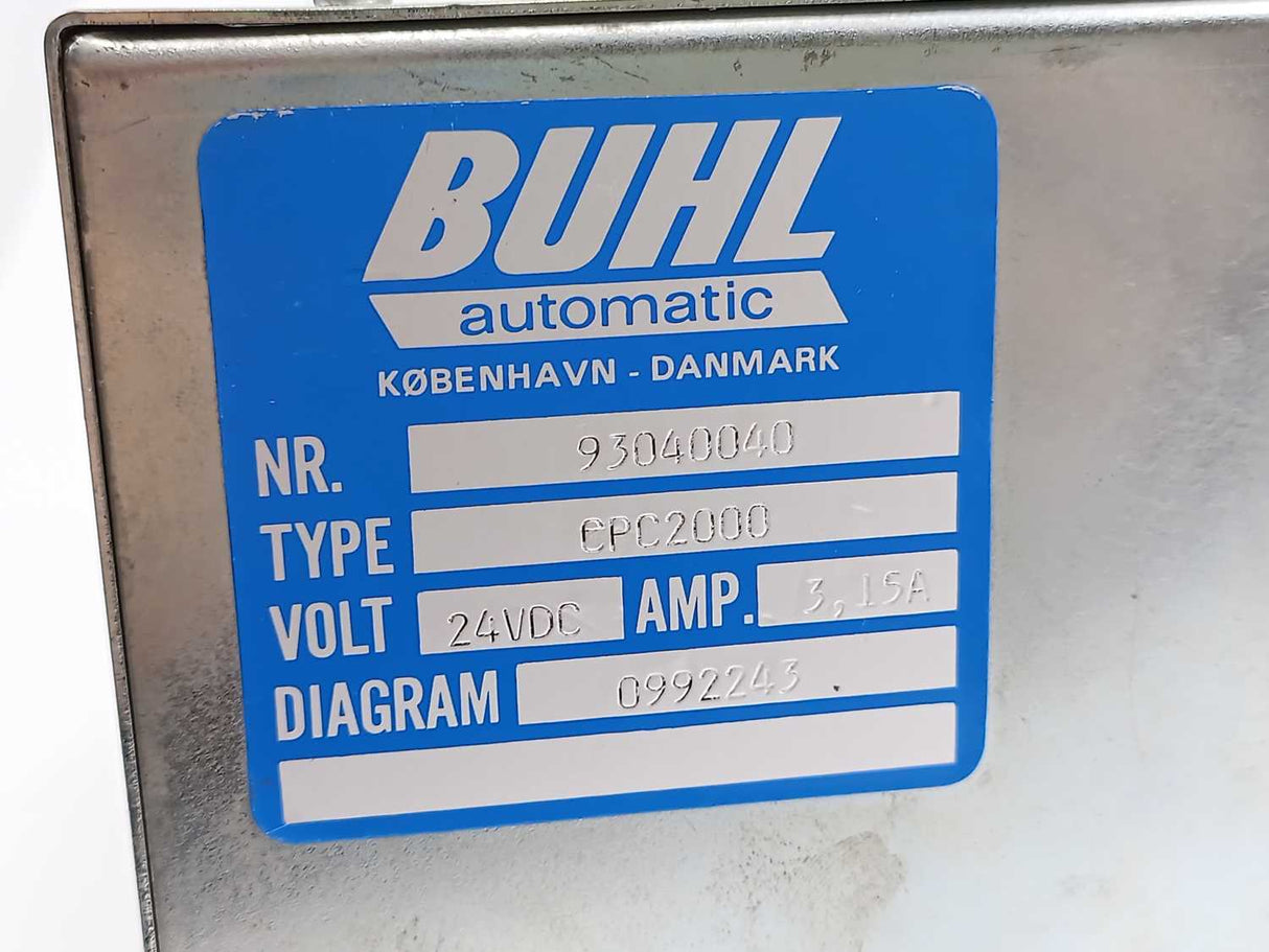 BUHL CPC2000 Injection Moulding Machine 93040040