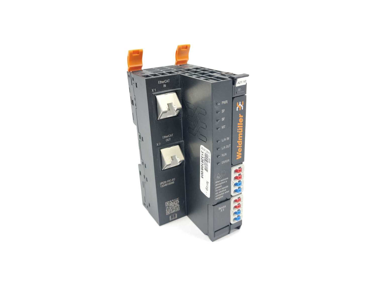 Weidmüller UR20-FBC-EC EtherCAT Fieldbus Coupler 1334910000