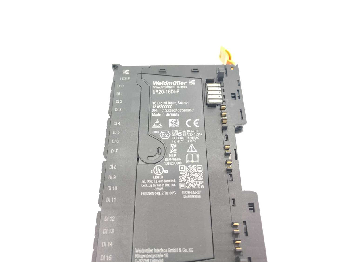 Weidmüller UR20-16DI-P 16 Digital Input, 1315200000