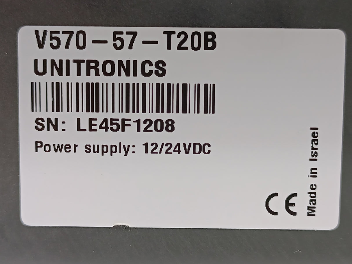 Unitronics V570-57-T20B Vision 570 Color OPLC