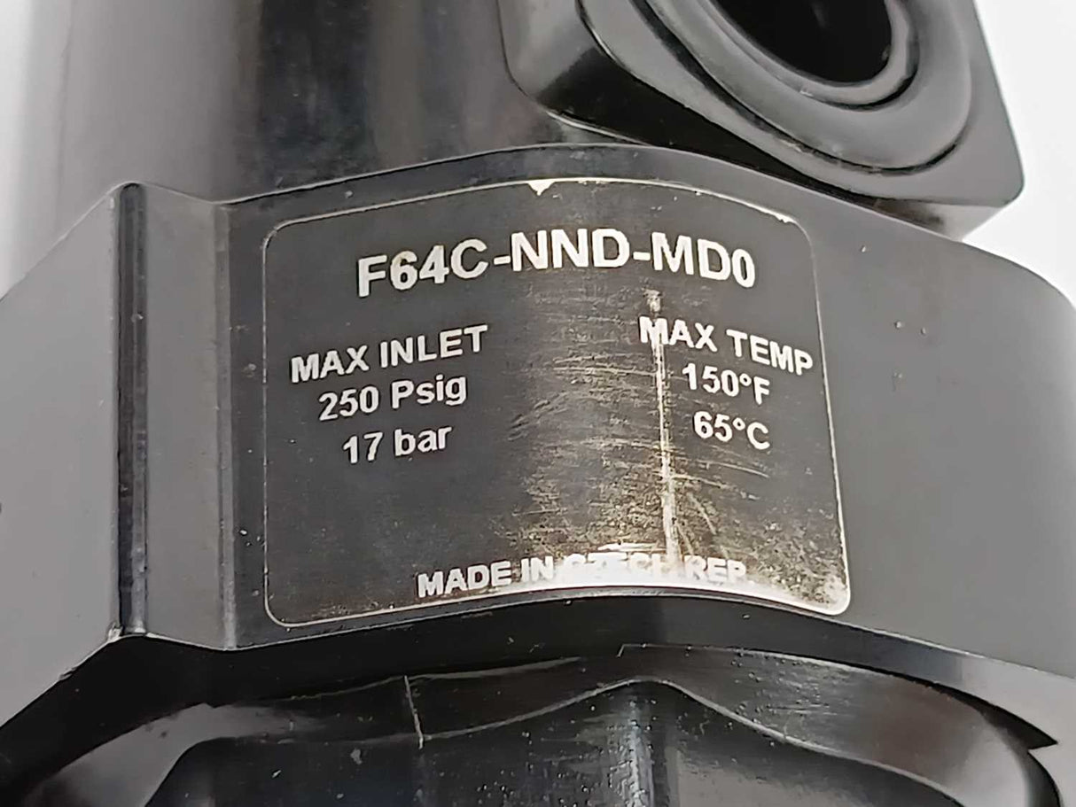 NORGREN F64C-NND-MD0 Olympian Plus Coalescing Filter. Ex Certified