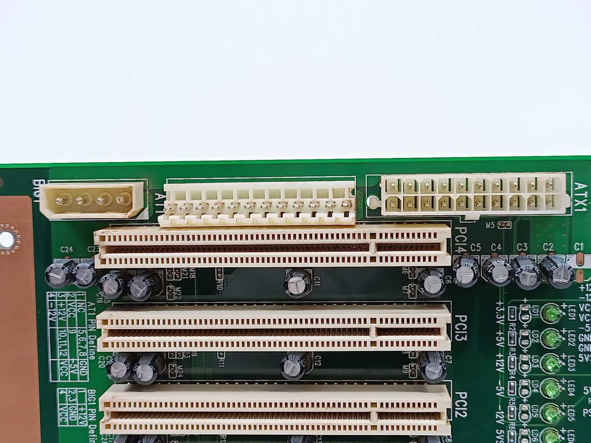 Advantech PCA-6105P5 19AK610520 969K610500E Backplane Board